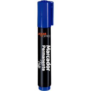 Pincel Marcador Permanente Jocar Chanfrado Top Azul - Imagem 2