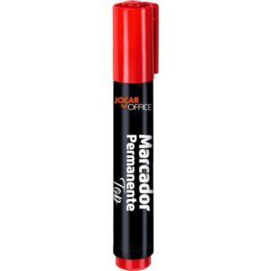 Pincel Marcador Permanente Jocar Chanfrado Top Vermelho - Imagem 2
