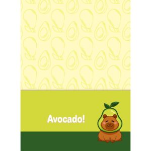 Caderno 01X1 Capa Dura Avocado 80FLS. I.a - Imagem 3