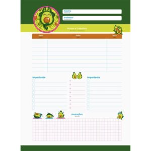 Caderno 01X1 Capa Dura Avocado 80FLS. I.a - Imagem 6