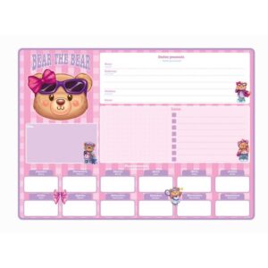 Caderno Desenho Univ Capa Dura Bear The Bear Espiral 80FLS. - Imagem 2