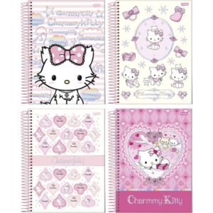 Caderno 01X1 Capa Dura Charmmy Kitty 80FLS. I.a - Imagem 1