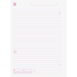 Caderno 01X1 Capa Dura Charmmy Kitty 80FLS. I.a - Imagem 8