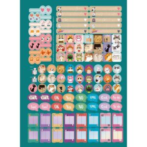 Caderno 01X1 Capa Dura Funny Cat 80FLS. I.a - Imagem 4