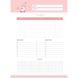 Caderno 01X1 Capa Dura Funny Cat 80FLS. I.a - Imagem 6