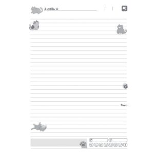 Caderno 01X1 Capa Dura Funny Cat 80FLS. I.a - Imagem 7