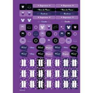 Caderno 01X1 Capa Dura Mickey Arts Magic 80FLS. I.a - Imagem 4