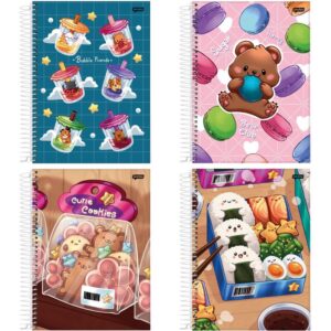 Caderno 01X1 Capa Dura Mochi 80FLS. I.a - Imagem 1