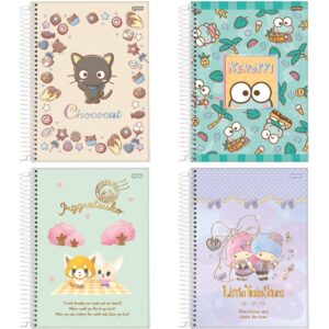 Caderno 10X1 Capa Dura Sanrio Friends 160FLS. I.a - Imagem 1
