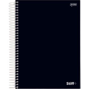 Caderno 01X1 Capa Dura Stiff + 96FLS. Preto - Imagem 1