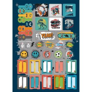 Caderno 01X1 Capa Dura Stone 80FLS. - Imagem 3