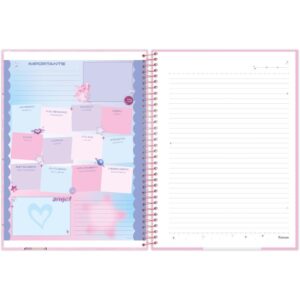Caderno 01X1 Capa Dura Stitch Angel 80FLS - Imagem 8