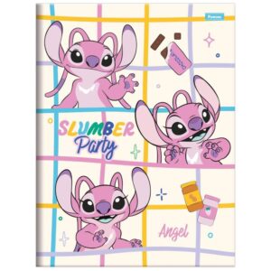Caderno Brochurao Capa Dura Stitch Angel 80FL - Imagem 3