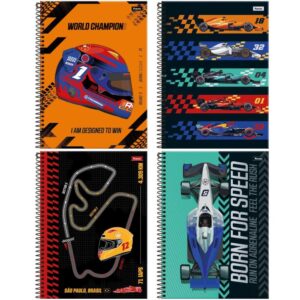 Caderno 01X1 Capa Dura Veloce 80FLS - Imagem 1