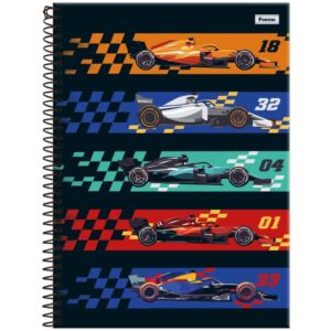Caderno 01X1 Capa Dura Veloce 80FLS - Imagem 3