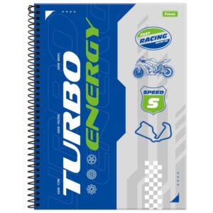 Caderno 01X1 Capa Dura Roadclub 80FLS - Imagem 5