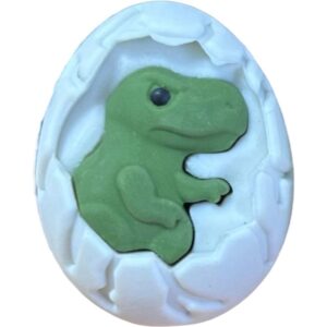 Borracha Decorada Raptors Ovo de Dino 2UNX6BLIST - Imagem 6
