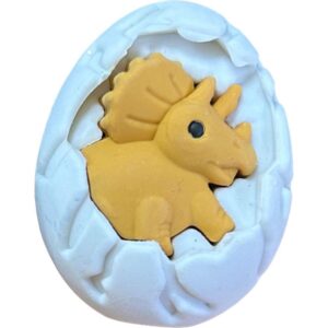 Borracha Decorada Raptors Ovo de Dino 2UNX6BLIST - Imagem 7