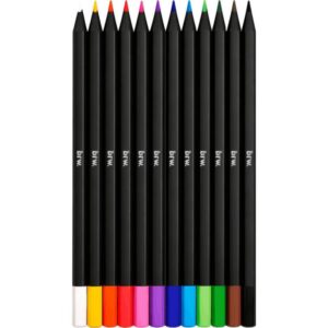 Lapis de Cor Sextavado Ebano 12 Cores - Imagem 2