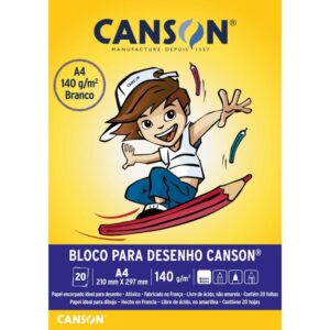 Bloco Tecnico sem Margem Desenho A4 140G.20FLS.BRANCO - Imagem 1