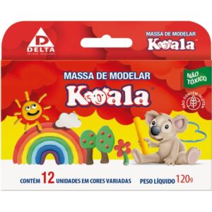 Massa para Modelar Koala C/ 12 Cores - Imagem 1