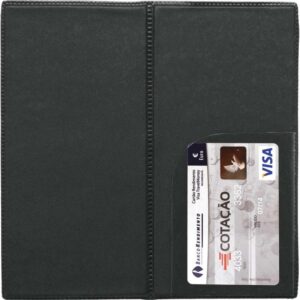 Cardapio Comanda PVC Preto 17,5X9CM. - Imagem 2