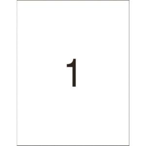 Etiqueta Carta 6185 100 Fls 279,4 X 215,9 Mm - Imagem 2