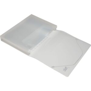 Pasta Sanfonada Plastica A4 12 Divisoes Cristal - Imagem 1