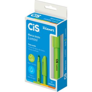 Caneta Marca Texto Cis Lumini Verde - Imagem 1