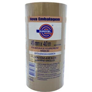 Fita para Empacotamento PP 33 45MMX40M Marrom - Imagem 3