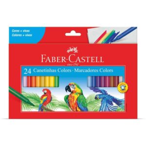 Caneta Hidrografica Prestocolor Regular 24 Cores - Imagem 1