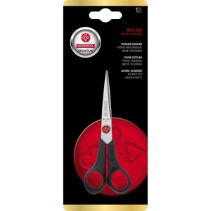Tesoura Hobby Ponto Vermelho 19CM - Imagem 1