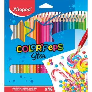 Lapis de Cor Triangular Color Peps 48 Cores - Imagem 1