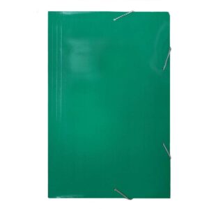Pasta Aba Elastica Papel Oficio Verde - Imagem 1