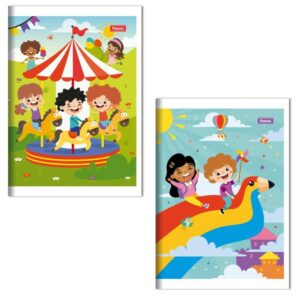 Caderno Brochura 1/4 Capa Infantil 96FLS. - Imagem 1