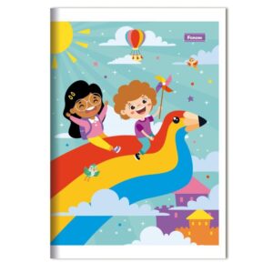 Caderno Brochura 1/4 Capa Infantil 96FLS. - Imagem 2