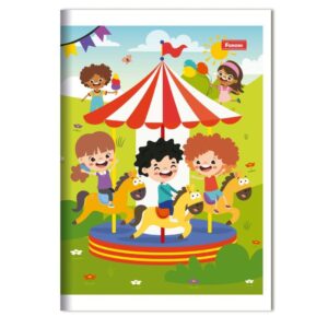 Caderno Brochura 1/4 Capa Infantil 96FLS. - Imagem 3