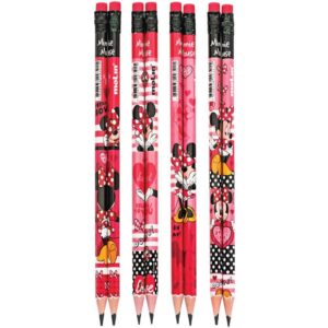 Lapis Preto Sextavado Decorado Minnie Hb Nº2 C/Borracha - Imagem 2