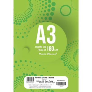 Bloco Tecnico sem Margem Desenho a-3 180G.20FLS.BRANCO - Imagem 1