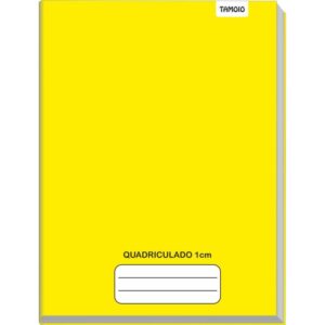 Caderno Quadriculado Univers. 1X1CM 48F Brochurao C.d Amarel - Imagem 1