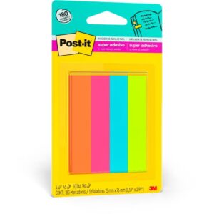 Bloco Marcador Pagina Adesivo Flags 4 Cores Papel 180F. - Imagem 1