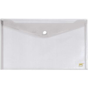 Pasta Envelope A5 Cristal C/Botao - Imagem 1