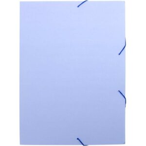 Pasta Aba Elastica Plastica Oficio Serena Azul Pastel - Imagem 1