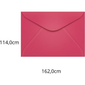 Envelope Colorido Carta 114X162 Pink Cancun 80G - Imagem 1