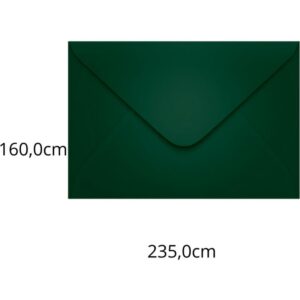 Envelope Colorido Convite 160X235 Vd.escuro Brasil 80G - Imagem 1