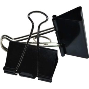 Prendedor de Papel Jocar Binder 32MM Preto - Imagem 1