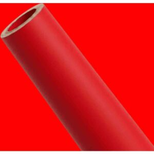 Plastico Adesivo 45CMX10M Opaco Vermelho - Imagem 3