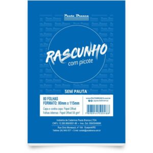 Bloco para Rascunho C/Picote S/Pauta 80X115MM 80FL - Imagem 1