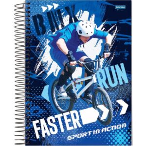 Caderno 01X1 Capa Dura Sport 80FLS. - Imagem 2