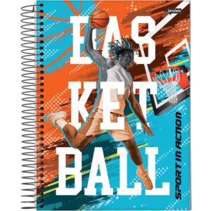 Caderno 01X1 Capa Dura Sport 80FLS. - Imagem 3